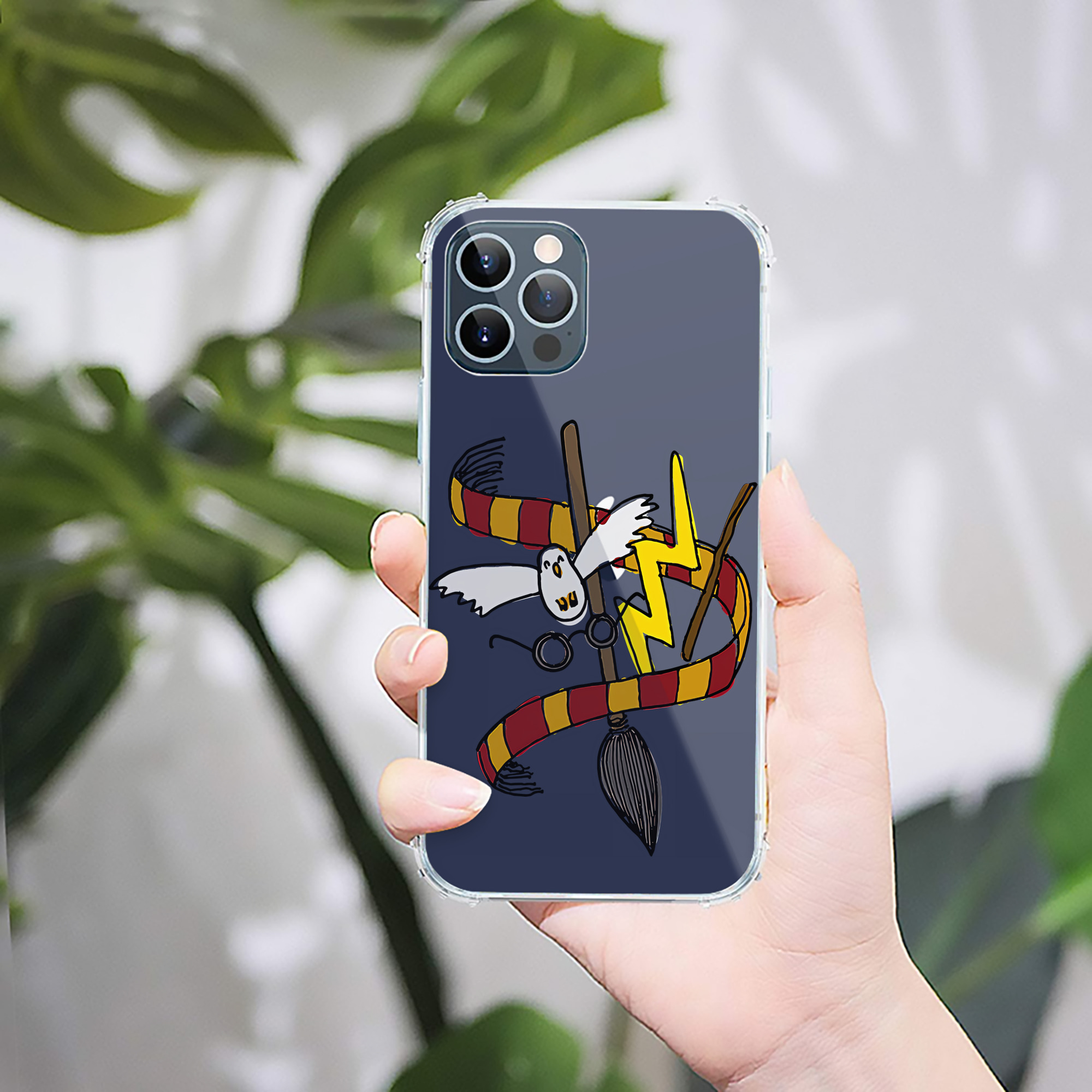 （画像用） Harry Potter ハリー・ポッターシリーズ 【iPhone 12シリーズ対応】透明スマホケース（クリアソフトケース）